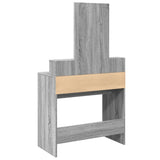 Dressing Table with Mirror Grey Sonoma 80x41x144.5 cm 848176