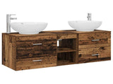 Bathroom Furniture Set 3 pcs Old Wood 49.5 x 44.5 x 65 cm 3405905