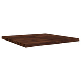 Live Edge Table Top 90 x 90 x 3.5 cm Square Solid Acacia Wood 938644