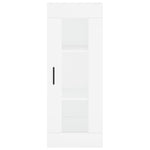 Highboard White 34.5x34x180 cm Engineered Wood 3199505
