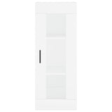 Highboard White 34.5x34x180 cm Engineered Wood 3199505