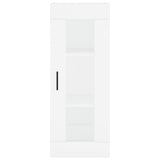Highboard White 34,5x34x180 cm Engineered Wood 3199505