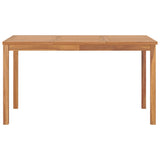 Garden Dining Set Warm teak Solid teak wood Large Durable 3059931