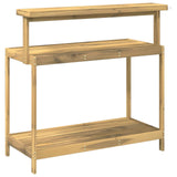 Outdoor Potting Bench 111.5 x 48.5 x 107 cm Solid Acacia Wood 903087