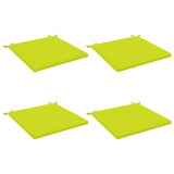 4-Piece Seat Cushions SOEST 4 pcs 100% Polyester Bright Green 944962
