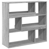 Room Divider Grey Sonoma 100x33x94.5 cm Engineered Wood 3309479