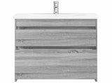 Bathroom Furniture Set Grey Sonoma 81 x 40 x 84.5 cm 3404271