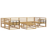 Outdoor Sofa Set 7 pcs White 3386138