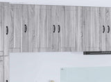 Wall Cabinet LUCCA Grey Sonoma 80 x 31 x 80 cm Engineered Wood 885061
