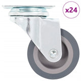 24 pcs Swivel Casters 50 mm 277819