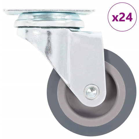 24 pcs Swivel Casters 50 mm 277819