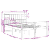 ZNTS Bookcase Bed without Mattress White 140x200 cm Solid Wood Pine 3322056