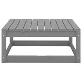 ZNTS 3 Piece Garden Lounge Set Grey Solid Pinewood 3075471