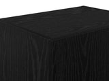 TV Wall Cabinet Black Oak 40.5 x 30 x 102 cm Engineered Wood 882941