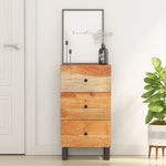 ZNTS Sideboard with 3 Drawers 40x33.5x75 cm Solid Wood Acacia 352906