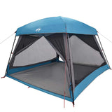 Family Tent Cabin 6-Person Blue Waterproof 4009567