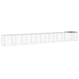 Chicken Cage with Roof Anthracite 803x98x90 cm Galvanised Steel 3189042