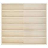 Wall Display Case with Shelf Beige 60 x 8.5 x 54 cm Plywood 42015626