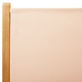 Garden Chairs 2 pcs Beige Solid Wood Acacia and Fabric 367660