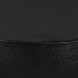 Coffee Table Black Hammered aluminium Medium Appealing Design 246510