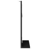 Bathroom Mirror with Shelf Black 50x12x60 cm Engineered Wood 842416