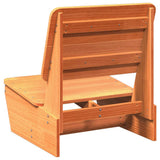 Garden Chair Wax Brown 60x64x70.5 cm Solid Wood Pine 859309
