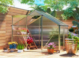 192.5 x 131cm Walk-In Polycarbonate Greenhouse - Silver-Tone T3398P314198