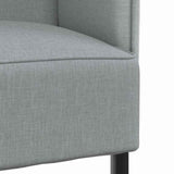 Highback Sofa Light grey 109 x 56 x 121 cm Fabric 42010832