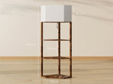 Corner Floor Light, with Shelves - Wood-Effect T3398P425160