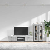 TV Cabinet Set FLORIN 3 pcs Concrete Grey Engineered Wood 3397937