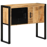 Console Cabinet 90x35x75 cm Solid Rough Wood Mango 4013571