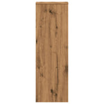 ZNTS Plant Stand Artisan Oak 33x33x100 cm Engineered Wood 852959
