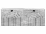 Wall-Mounted TV Cabinet Concrete Grey 59.5 x 31 x 30 cm 898198