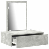 Dressing Table with Drawer Grey 60 x 40 x 70 cm Engineered Wood 865193