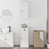 Bathroom Cabinet with Drawer VIGO 2 pcs White and Antique White 3328538