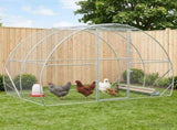 Chicken Coop Silver 200 x 300 x 200 cm Galvanised Steel 42042531