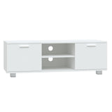 TV Cabinet White 120x40.5x35 cm Engineered Wood 342615
