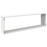 Wall Cube Shelf 4 pcs White 100x15x30 cm Engineered Wood 807080