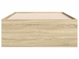 Bed Frame with Storage Sonoma Oak 80 x 200 cm Engineered Wood 3429646