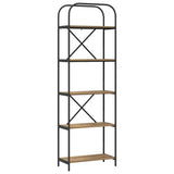 Bookshelf Artisan Oak 60 x 30 x 183 cm Engineered wood 879856