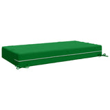 Seat Cushion SOEST 100% Polyester Green 120 x 80 x 15 cm 944315