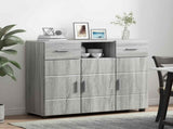 Wooden Cabinet Grey Sonoma 88.5 x 30.5 x 73 cm Engineered Wood 880287