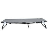 ZNTS Foldable Dog Bed Light Grey Metal Frame, Fabric Bed 42008218