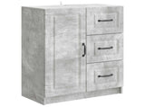 Sideboard Concrete Grey 66 x 34.5 x 87 cm Engineered Wood 895778