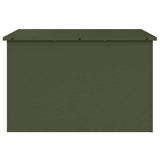 Outdoor Storage Box Olive Green 80 x 50.5 x 50 cm Steel 874570