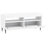 LED TV Cabinet White Engineered Wood 896545