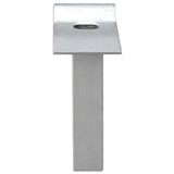 Mesh Garden Gate Galvanised Steel 400x175 cm Grey 143378
