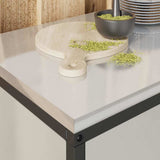 Kitchen Storage HATTEM Silver 90 x 50 x 53 cm Steel 875000