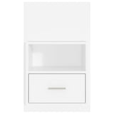 Wall-mounted Bedside Cabinets 2 pcs White 811008