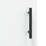 Sideboard High Gloss White 69.5x34x90 cm Engineered Wood 828006